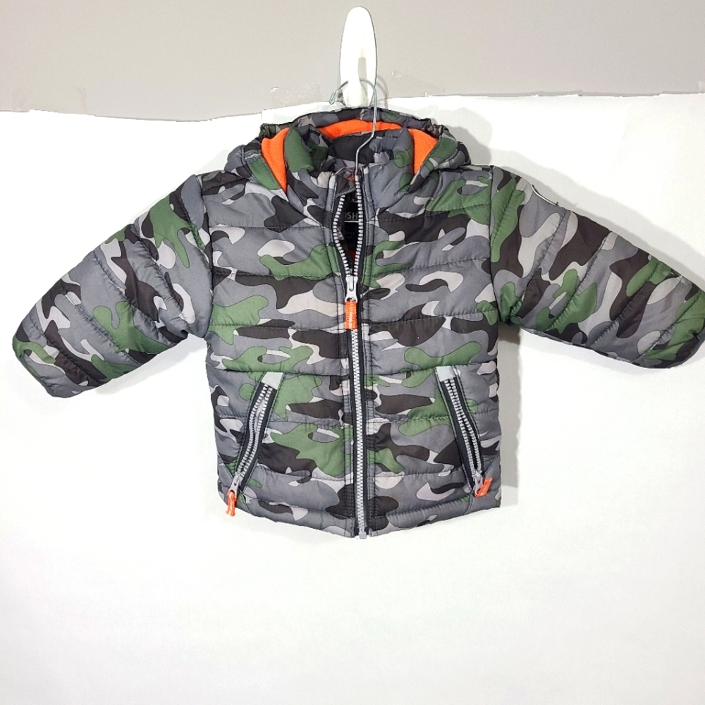 OshKosh B'gosh Boys‎ Size 12M Camo Style Jacket